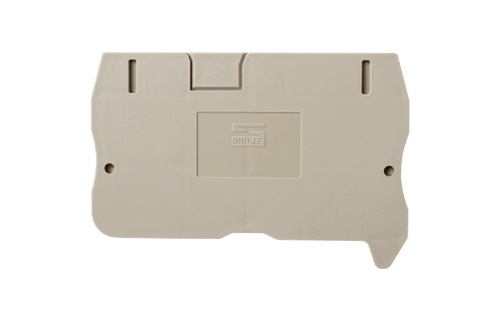 Terminal Block End Cover, Push-In, for DP2.5N Series, Beige, DP2.5C