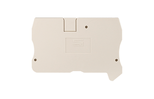Terminal Block End Cover, Push-In, for DP6N Series, Beige, DP6C