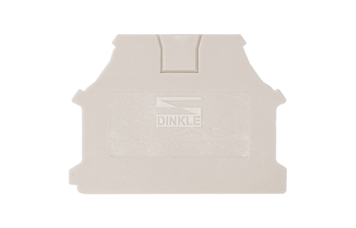 Terminal Block End Cover, Screw Clamp, for DK4N Series, Beige, DK4NC