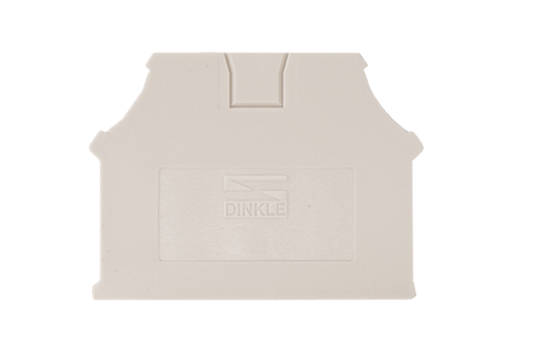 Terminal Block End Cover, Screw Clamp, for DK6N Series, Beige, DK6NC