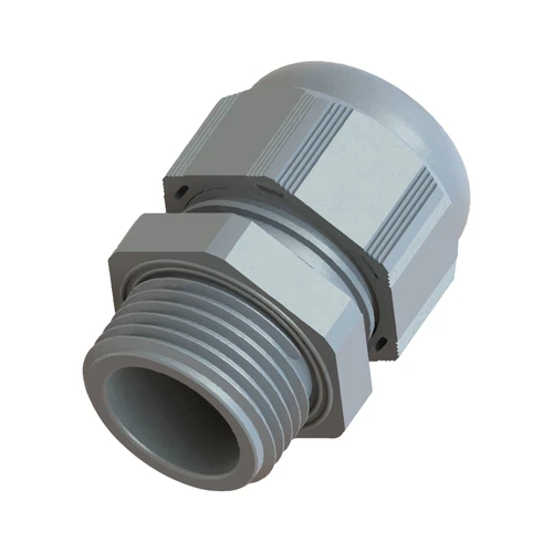 Cord Grip, Plastic, PG 29, Gray RAL 7001, Cable OD 0.709-0.984 IN (18-25mm), IP68, Lutze TOP-T, FPPG29G