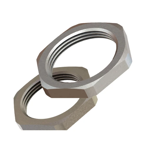 Locknut, Metal, PG 9, Nickel-Plated Brass, for Cord Grips and Cable Glands, Lutze TOP-T, LMPG9