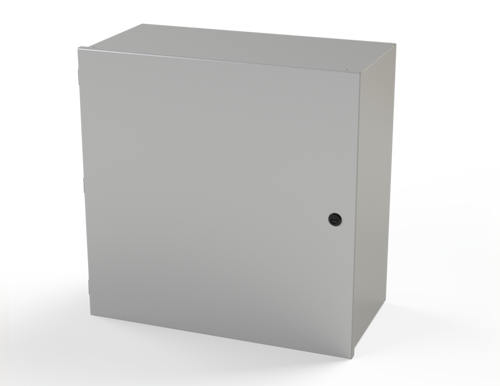 Enclosure, Nema 1, 24X24X12, Hinged Cover SCE-24N2412LP