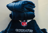 Dallas Cowboys Royal Plush Rashcel Throw Blanket