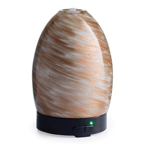 Gold and White Sparkling Sands Diffuser Electronic Essential Oil Diffuser-Free Shipping!