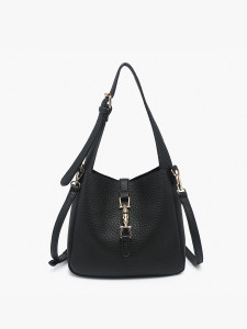 Agnes Black Satchel Purse-Free Shipping!