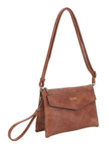 Lexi Brown Cross Body with Wristlet-Free Shipping!