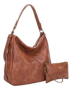 Madison Brown Hobo with Detachable Wristlet-Free Shipping!