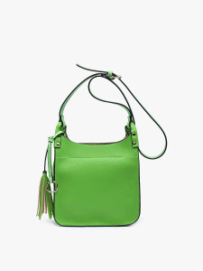 Lucinda Lime Green Vegan Square Crossbody Purse-Free Shipping!
