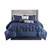 Navy Blue 7 Piece Tufted Comforter by Set Madison Park-DS-Free Shipping!