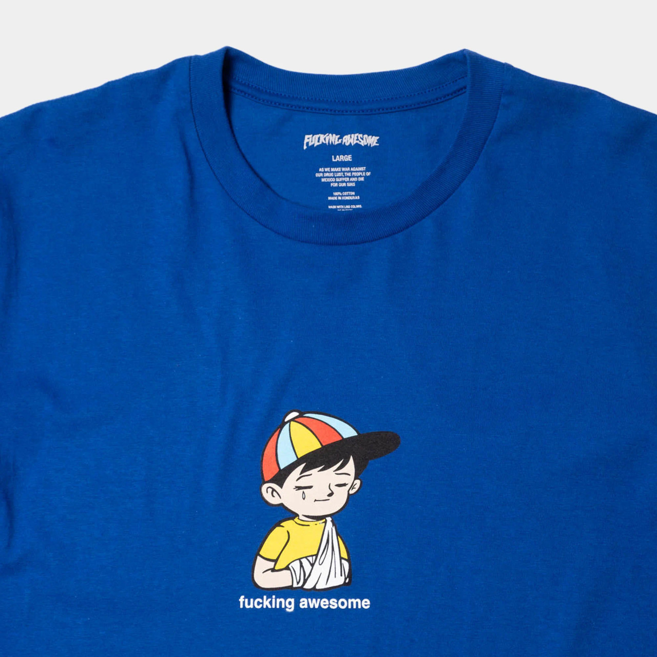 Fucking Awesome WANTO KID TEE T-shirt (Royal)