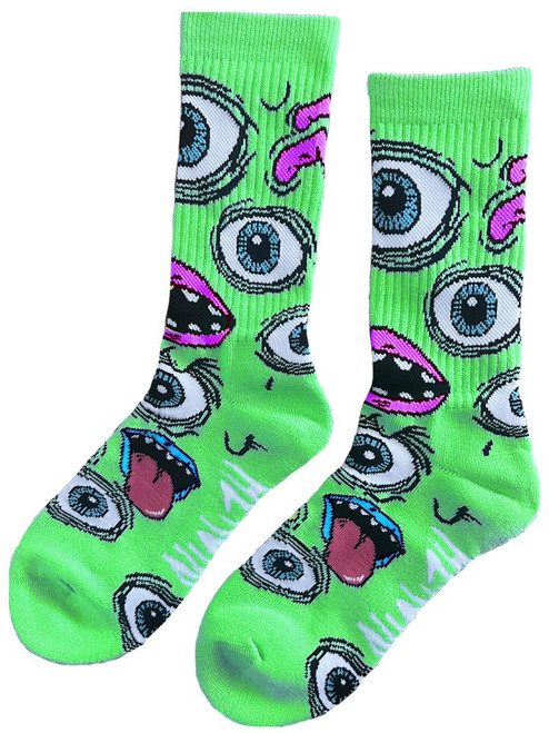 HEROIN MUTANT SOCKS GREEN