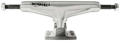 TENSOR TRUCK 5.25 ALUMINUM STENCIL MIRROR RAW/BLACK FADE 8.0"