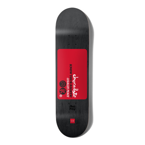 CHOCOLATE PEREZ KNOW YOUR RIGHTS DECK 8.0