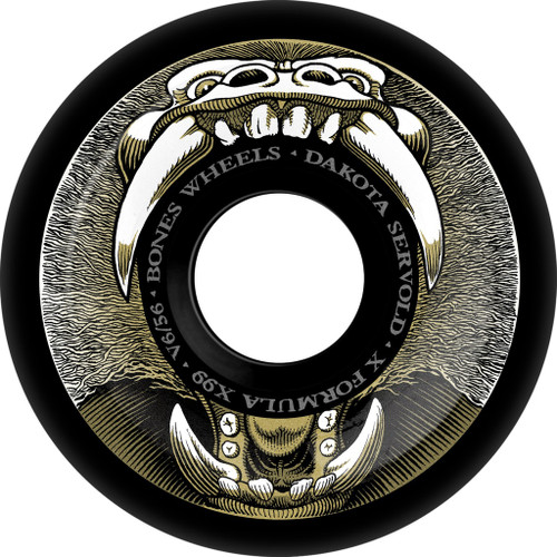 BONES X-FORMULA SERVOLD BABOONATIC BLACK V6 WIDE-CUT 56MM 99A (Set of 4) BONES X-FORMULA SERVOLD BABOONATIC BLACK V6 WIDE-CUT 56MM 99A (Set of 4)