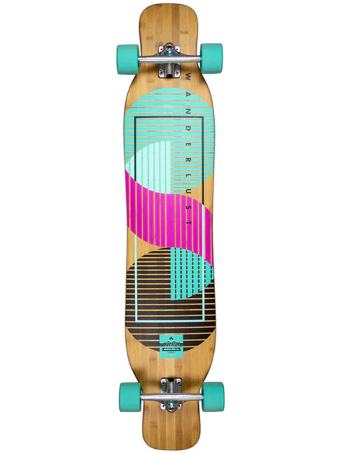 Dusters Wanderlust Longboard 47" (Teal/Purple)