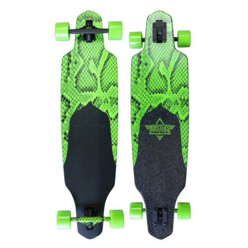 Dusters Completes Channel Snakeskin 38" Longboard Skateboard 38.0" / Neon Green