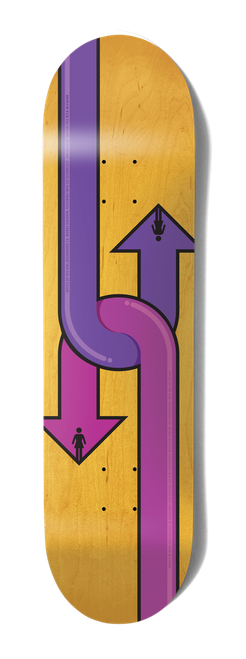 GIRL MCCRANK DUAL DIRECTIONAL TWIN TAIL DECK 8.5