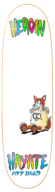 HEROIN HAYATE FOX EGG SHAPED DECK 8.75