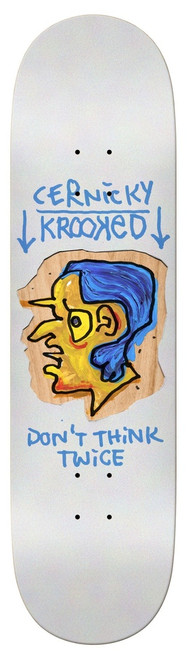 KROOKED CERNICKY BLUE THINKER DECK 8.38