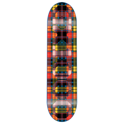 GX1000 TEAM OG LOGO TARTAN ORANGE DECK 8.25 GX1000 TEAM OG LOGO TARTAN ORANGE DECK 8.25