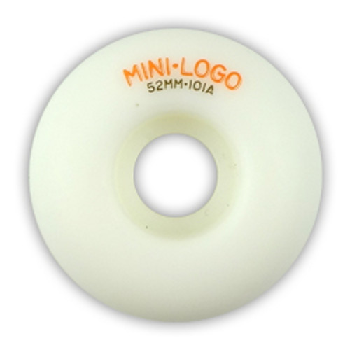 MINI LOGO 52MM C CUT WHITE 101A (Set of 4) 