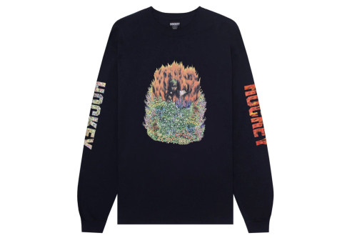 HOCKEY ARIA L/S TEE - BLACK SIZE XXL