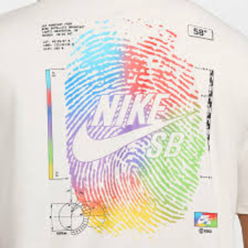 Nike SB Finger Print T-Shirt  (Cream)