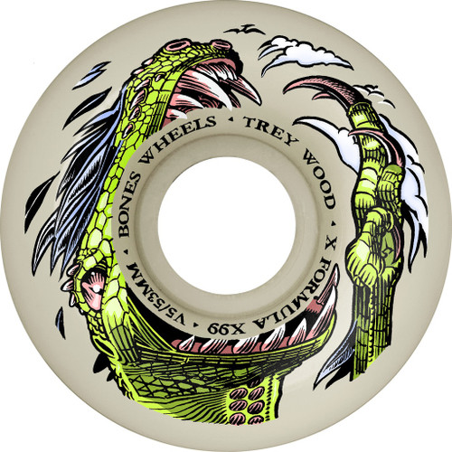 BONES X-FORMULA WOOD DINO-SORTAS V5 SIDECUT 53MM 99A (Set of 4)