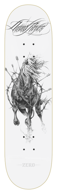 ZERO REYES WILD HEART WHITE DECK 8.25