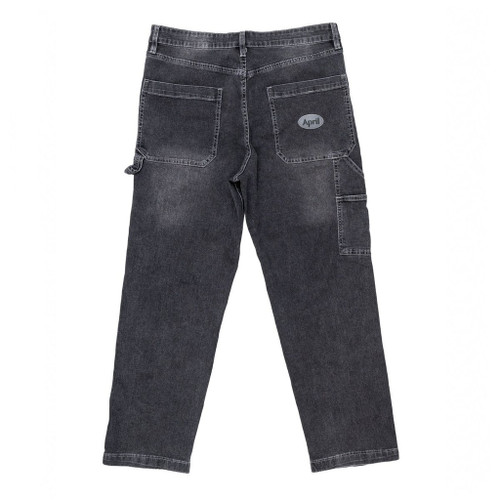 APRIL CARPENTER JEANS WASHED BLACK Size 32