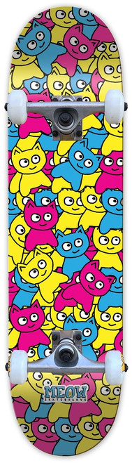 MEOW STICKER PILE CMYK MULTI COMPLETE 7.75