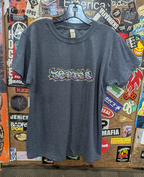 Jeric's Gofetti Logo T-Shirt (Grey/Purple/Blue) 