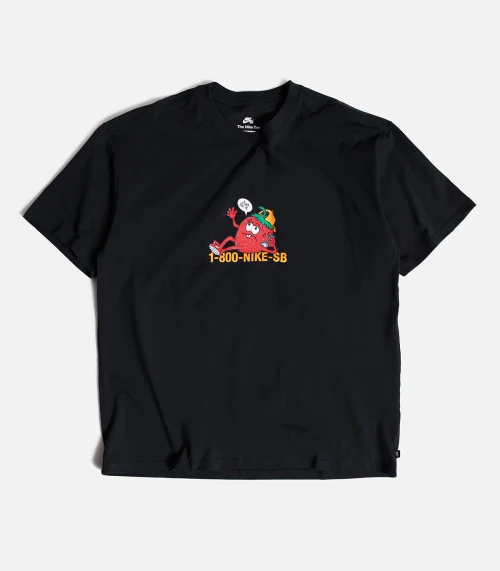 Nike SB 1-800-Nike-SB Max90 Skate T-Shirt (Black)