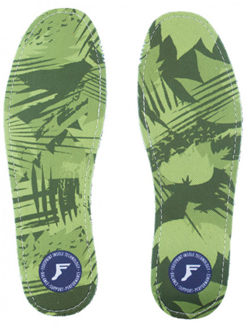 FOOTPRINT KINGFOAM 3MM GREEN CAMO INSOLE MEDIUM (5-10.5)
