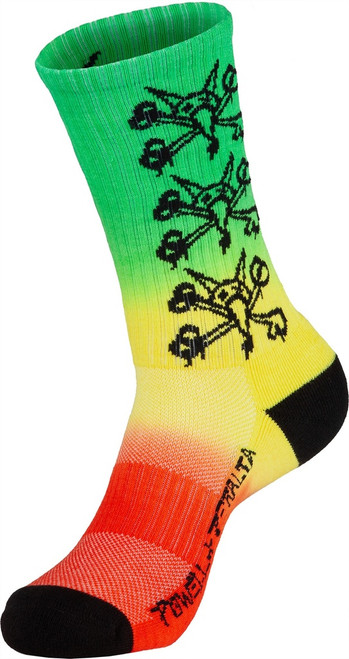POWELL VATO RATS RASTA FADE SOCKS