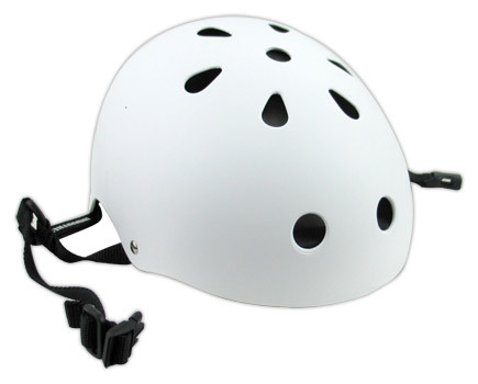INDUSTRIAL HELMET FLAT WHITE SMALL