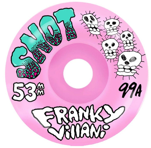 SNOT FRANKY VILLANI SKULL PINK 53MM 99A (Set of 4)