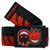 SPITFIRE ETERNAL CRESCENT JACQUARD BELT BLACK/RED