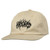 KROOKED NECRO SCRIPT STRAPBACK HAT OFF WHITE