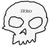 ZERO SKULL STICKER