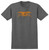 ANTI-HERO BASIC EAGLE HEATHER CHARCOAL/ORANGE 4.6 OZ