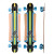 LAYBACK FINISH LINE RED BAMBOO DROP THROUGH LONGBOARD COMPLETE 9.00 X 41.00