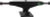 NDUSTRIAL 4 TRUCK 5.25 BLACK 8.0" (set)