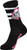 POWELL RIPPER STRIPES BLACK/PINK BLACK SOCKS