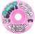 SNOT FRANKY VILLANI SKULL PINK 53MM 99A (Set of 4)