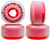 CADILLAC CLOUT CRUISERS SMOKE/RED HUB 57MM 80A (Set of 4)