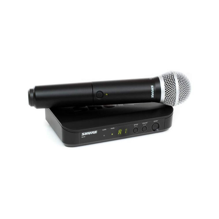 Shure BLX24A/SM58 Wireless Handheld Microphone System
