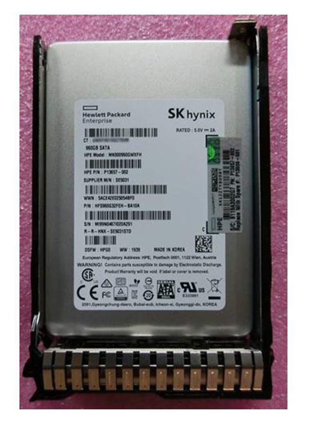 P13809-001 HPE 960GB SATA 6G Mixed Use 2.5in SFF SC SSD, Wholesale