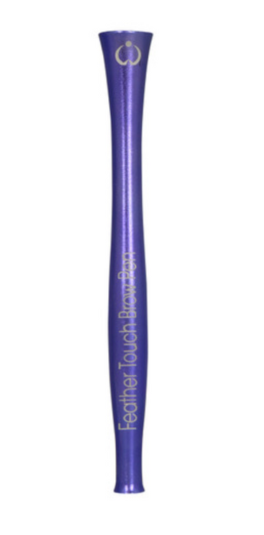 Feather Touch Pen, Threaded, Manual, Purple